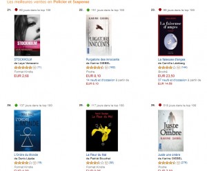 117 jours Livres - 25 top 100