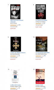 Semaine 11 - 40 - Policier et Suspense - 9Top 100